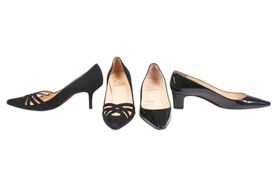 Lot 76 - Four pairs of Christian Louboutin shoes, 2000s-modern