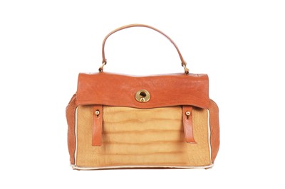 Lot 23 - An Yves Saint Laurent embossed suede leather handbag, 2000s-2010s