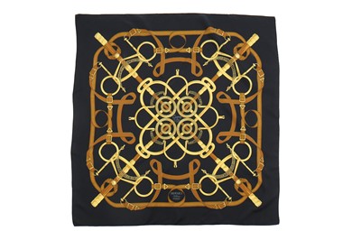 Lot 86 - Three Hermès silk scarves, 1970s-1990s