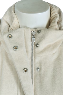 Lot 98 - A Loro Piana 'Icery Long' coat in Natural Melange cashmere, modern