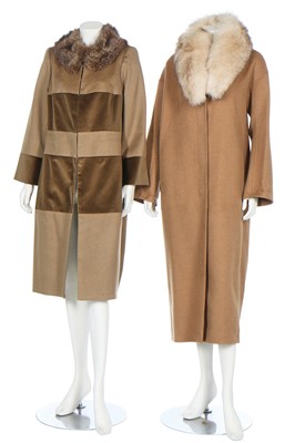 Lot 92 - A group of mainly cashmere designer clothing and accessories, modern