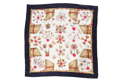 Lot 87 - Three Hermès silk scarves, 1990s-modern