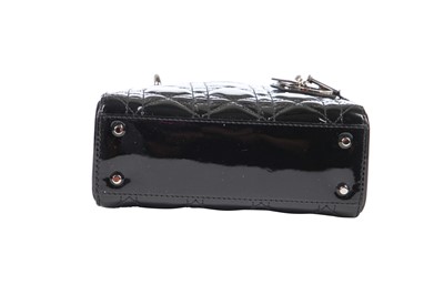 Lot 102 - A mini Lady Dior bag in Cannage patent leather, circa 2008