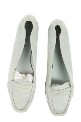 Lot 75 - Two pairs of Loro Piana suede loafers, modern