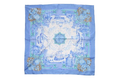 Lot 52 - Two Hermès printed silk scarves, 1980s-1990s