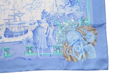 Lot 52 - Two Hermès printed silk scarves, 1980s-1990s