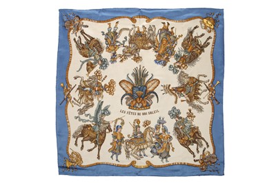 Lot 53 - Two Hermès printed silk scarves, 1990s