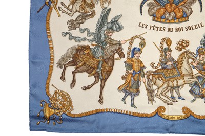 Lot 53 - Two Hermès printed silk scarves, 1990s