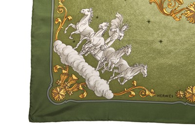 Lot 53 - Two Hermès printed silk scarves, 1990s