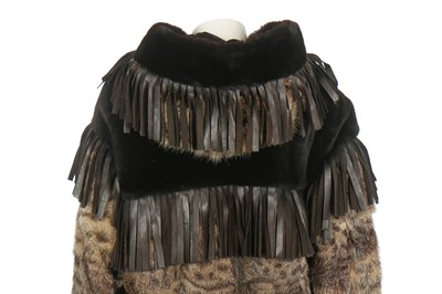 Lot 90 - An Yves Saint Laurent bobcat fur coat, 1980s