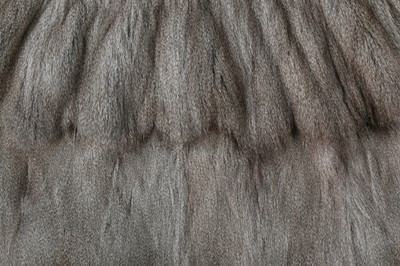 Lot 91 - An Yves Saint Laurent grey squirrel fur coat, 2000s