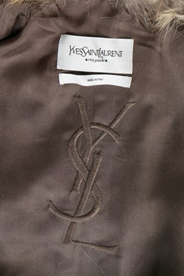 Lot 91 - An Yves Saint Laurent grey squirrel fur coat, 2000s