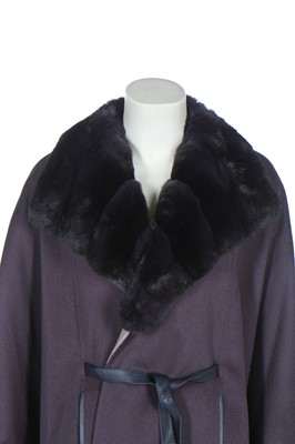 Lot 86 - A Loro Piana 'Maddox' vicuña and baby cashmere cape, modern