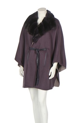 Lot 86 - A Loro Piana 'Maddox' vicuña and baby cashmere cape, modern