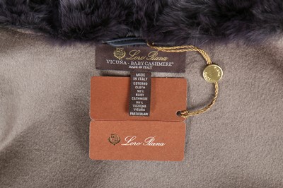 Lot 86 - A Loro Piana 'Maddox' vicuña and baby cashmere cape, modern