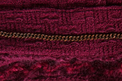 Lot 18 - A Chanel dark-purple wool tweed suit, Autumn-Winter 1998-99