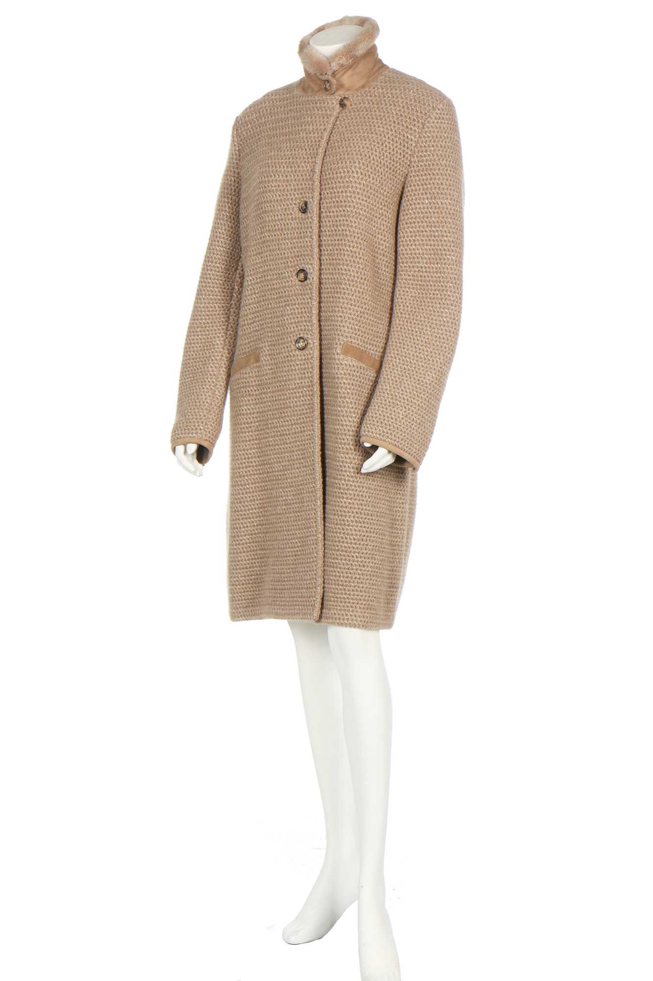 Lot 81 - A Loro Piana knitted cashmere long-line cardigan, modern
