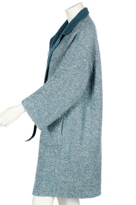 Lot 83 - A Loro Piana 'Melvin' herringbone alpaca-wool-blend reversible coat, modern