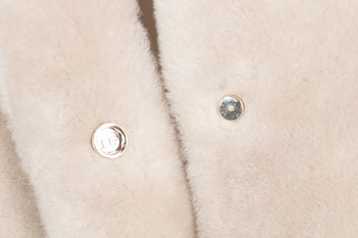 Lot 87 - A Loro Piana shaved shearling long-line gilet, modern