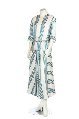 Lot 77 - Two Loro Piana printed silk summer tunics/cover-ups, modern