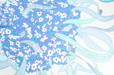 Lot 97 - Two Pucci printed silk cover-ups in shades of blue, modern