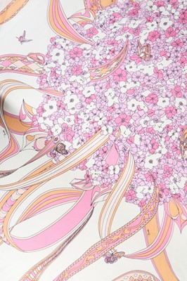 Lot 98 - Two Pucci printed silk cover-ups in shades of pink and orange, modern