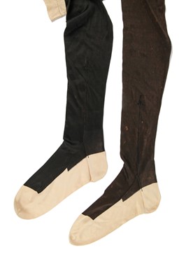 Lot 214 - Queen Victoria's stockings and shoes, late 19th century