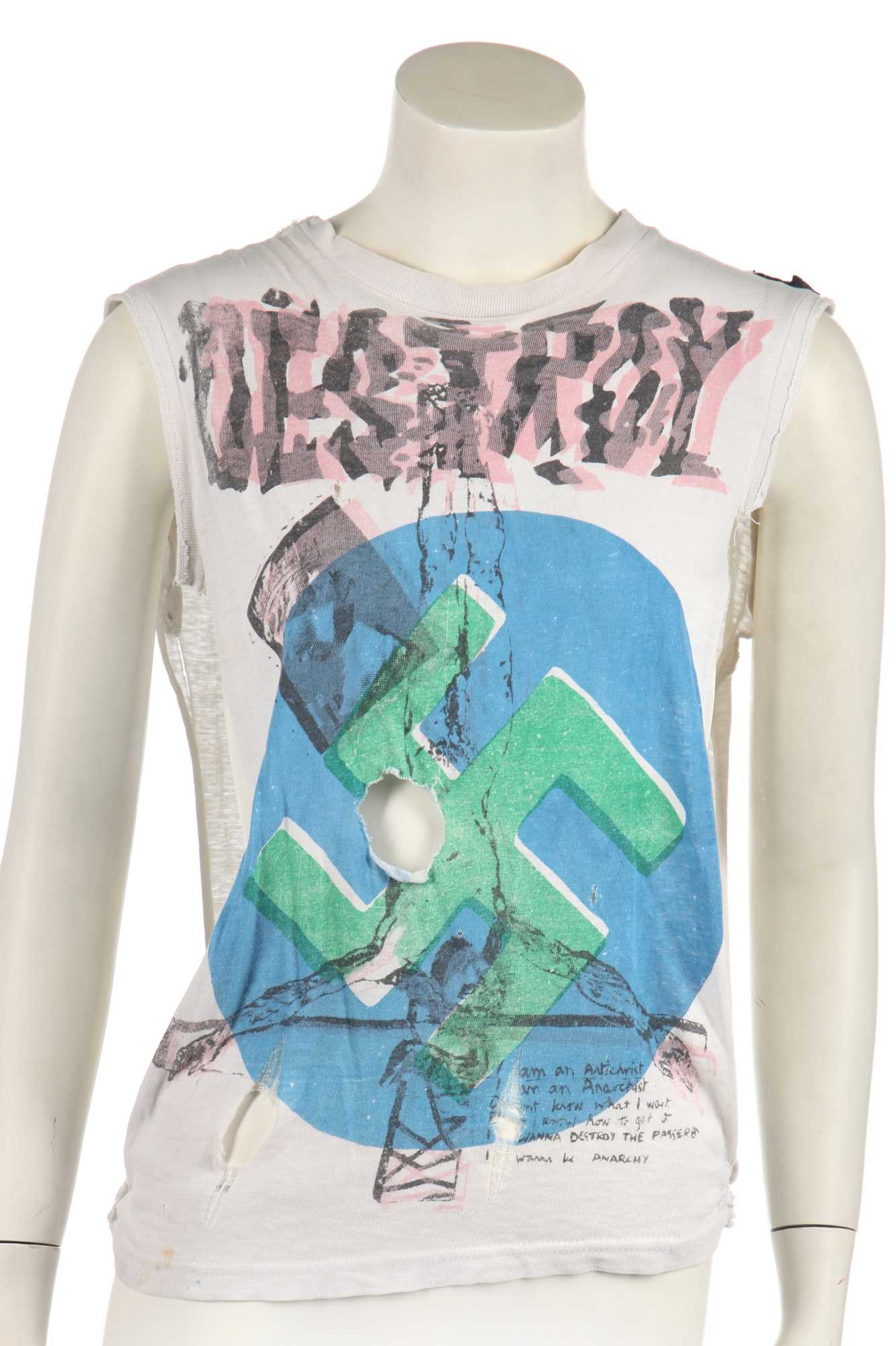 Lot 334 - A Westwood/McLaren 'Destroy' T-shirt, circa 1976