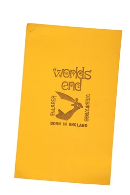 Lot 359 - Westwood/McLaren printed show notes for 'Savage', Spring-Summer 1982