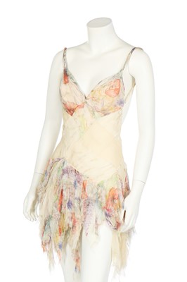 Lot 153 - An Alexander McQueen bias-cut chiffon dress, 'Deliverance', Spring-Summer 2004