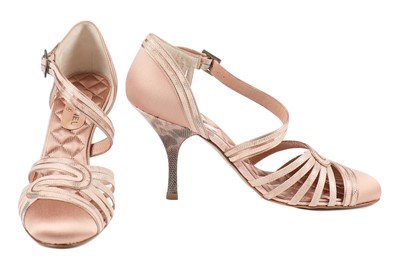 Lot 70 - Two pairs of Chanel stiletto-heeled shoes, late 1990s-early 2000s