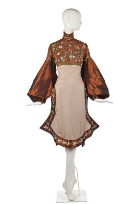 Lot 410 - A Givenchy haute couture by Alexander McQueen wild flower embroidered gown, Autumn-Winter 1999-2000