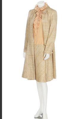 Lot 60 - A Chanel silk and cotton tweed three-piece ensemble, circa 2001