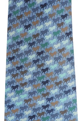 Lot 204 - Three Hermès silk ties, modern