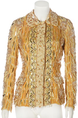 Lot 147 - A Dolce & Gabbana bejewelled evening jacket, 2000s
