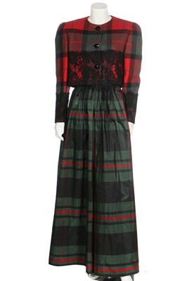 Lot 174 - A Bill Blass tartan ensemble, 1990s