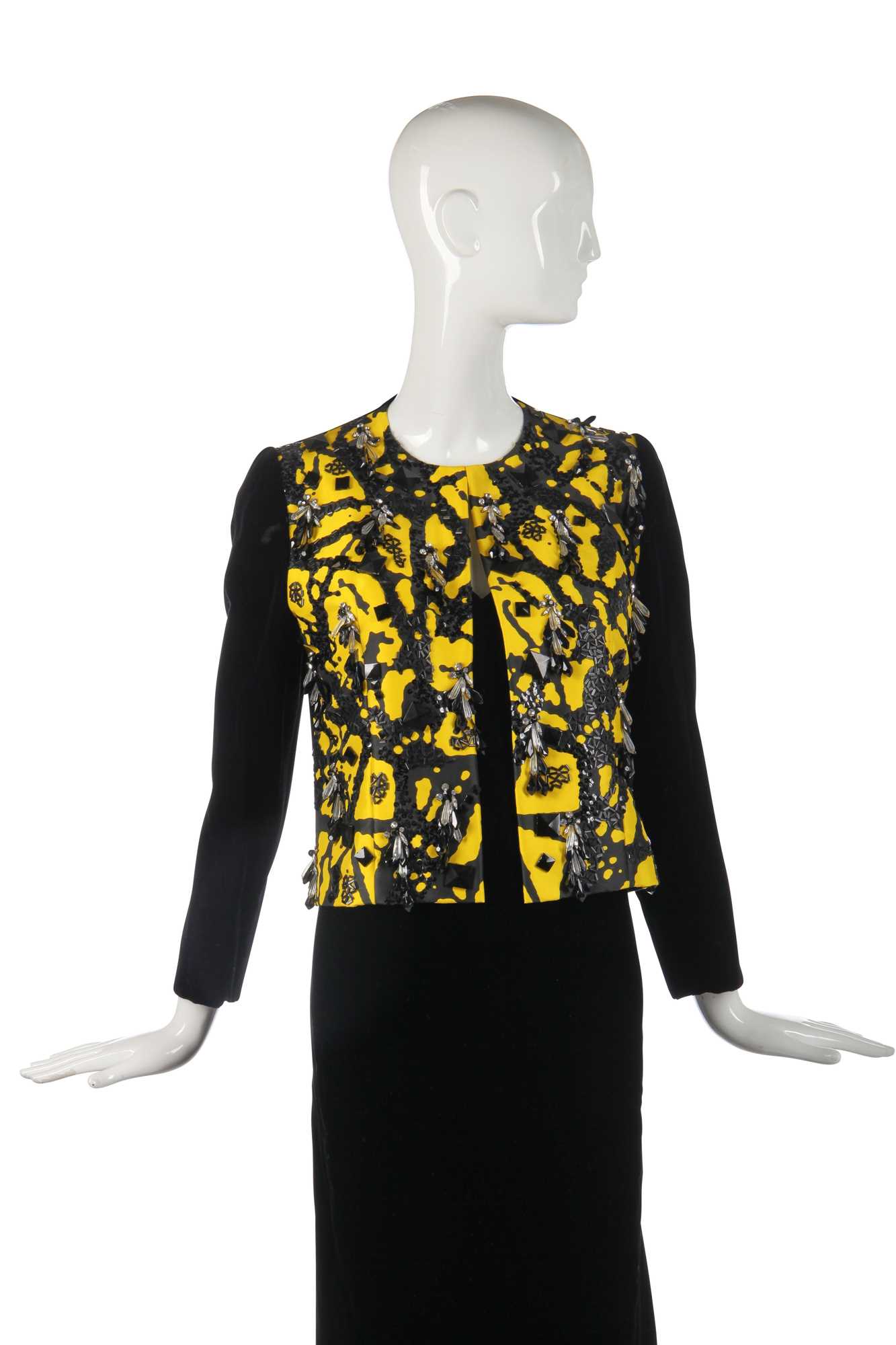 Lot 351 - A  Christian Dior couture by Marc Bohan evening ensemble, Autumn-Winter, 1984