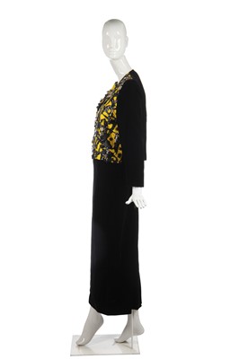 Lot 351 - A  Christian Dior couture by Marc Bohan evening ensemble, Autumn-Winter, 1984