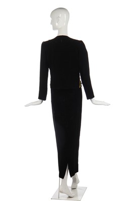 Lot 351 - A  Christian Dior couture by Marc Bohan evening ensemble, Autumn-Winter, 1984