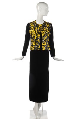 Lot 351 - A  Christian Dior couture by Marc Bohan evening ensemble, Autumn-Winter, 1984