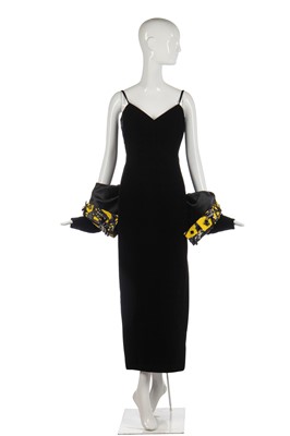 Lot 351 - A  Christian Dior couture by Marc Bohan evening ensemble, Autumn-Winter, 1984