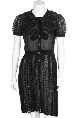 Lot 148 - A Chanel knitted little black dress and others, 2010s