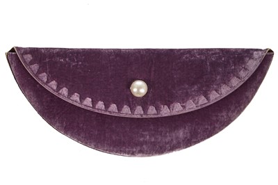 Lot 50 - A Martin Margiela for Hermès blue leather clochette-necklace