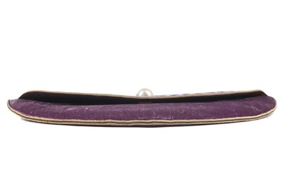Lot 50 - A Martin Margiela for Hermès blue leather clochette-necklace