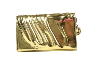 Lot 105 - A Christian Dior by Jason Martin limited edition gold leather clutch bag, 2016