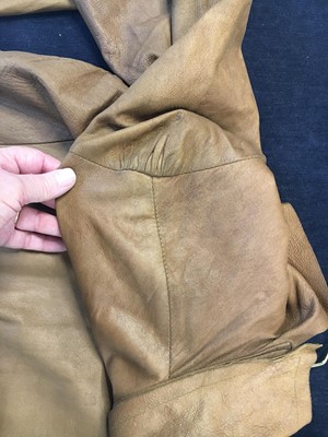 Lot 360 - A rare Westwood/McLaren brown suede jacket, 'Nostalgia of Mud' (Buffalo) collection, Autumn-Winter 1982-83