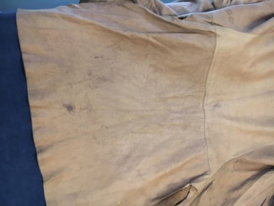 Lot 360 - A rare Westwood/McLaren brown suede jacket, 'Nostalgia of Mud' (Buffalo) collection, Autumn-Winter 1982-83