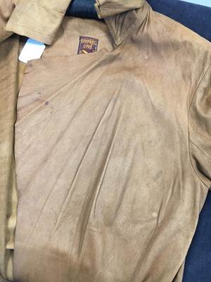 Lot 360 - A rare Westwood/McLaren brown suede jacket, 'Nostalgia of Mud' (Buffalo) collection, Autumn-Winter 1982-83