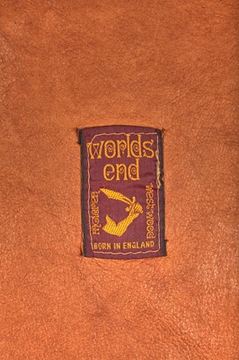 Lot 360 - A rare Westwood/McLaren brown suede jacket, 'Nostalgia of Mud' (Buffalo) collection, Autumn-Winter 1982-83