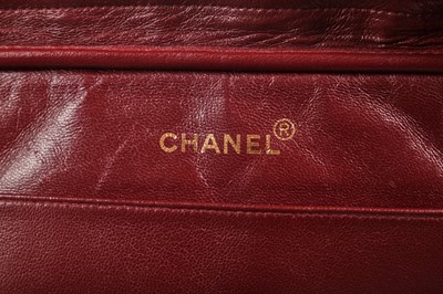 Lot 11 - A Chanel quilted navy lambskin bag, 1996-97